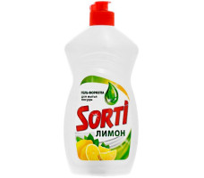 Sorti средство для мытья посуды жидкое 450г Лимон (1098-3)