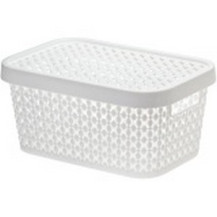 Коробка ПИРУЛА 1,5л с крышкой (белый) Коробка ПИРУЛА 1,5л с крышкой (белый)