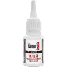Клей цианоакрилатный KUDO PROFF Секундный 20г Клей цианоакрилатный KUDO PROFF Секундный 20г