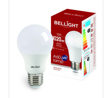 Лампа светодиодная, BELLIGHT LED A60 12W 220V E27 4000K