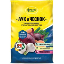 Удобрение сухое ФАСКО 5М минеральное "Для лука и чеснока" гранулированное 1 кг Удобрение сухое ФАСКО 5М минеральное "Для лука и чеснока" гранулированное 1 кг