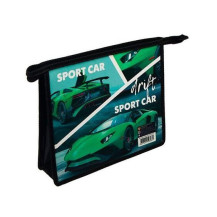 Папка для тетрадей А5 на молнии "GREEN SPORT CAR" арт. ПМ-А5-29 Папка для тетрадей А5 на молнии "GREEN SPORT CAR" арт. ПМ-А5-29