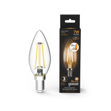 Лампа Gauss LED Filament Candle 7W E14 2700K арт. 103801107 Лампа Gauss LED Filament Candle 7W E14 2700K арт. 103801107