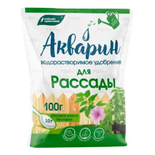 Удобрение минеральное водорастворимое для рассады Акварин 100 мл. Удобрение минеральное водорастворимое для рассады Акварин 100 мл.