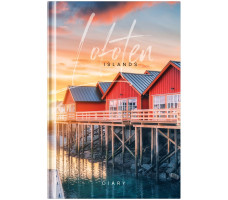 Ежедневник недатированный А5 OfficeSpace "Путешествия. Lofoten Islands" 136 л. арт. Ен5т136_46294