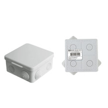 Коробка распаячная TDM IP54 7вх. ОП 80х80х50мм крышка Коробка распаячная TDM IP54 7вх. ОП 80х80х50мм крышка