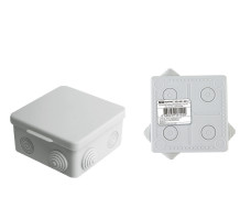 Коробка распаячная TDM IP54 7вх. ОП 80х80х50мм крышка