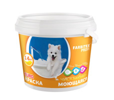 Краска акриловая моющаяся FARBITEX ПРОФИ 3 кг