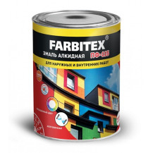 Эмаль алкидная FARBITEX ПФ-115 белая матовая 800г Эмаль алкидная FARBITEX ПФ-115 белая матовая 800г