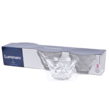 Набор креманок стекл. Iced Diamond 0.35л 3шт арт. P3581 Набор креманок стекл. Iced Diamond 0.35л 3шт арт. P3581