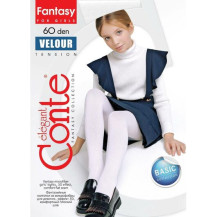 Колготки детские CONTE ELEGANT VELOUR 60 bianco р. 104-110 арт. 21С-113СП Беларусь Колготки детские CONTE ELEGANT VELOUR 60 bianco р. 104-110 арт. 21С-113СП Беларусь