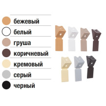 Уголок мебельный STARFIX пласт. серый 4шт арт. SMM2-73873-4
