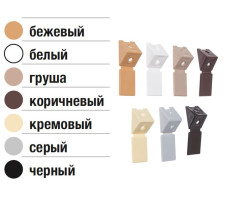 Уголок мебельный STARFIX пласт. серый 4шт арт. SMM2-73873-4