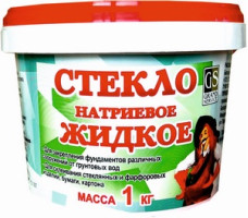 Жидкое стекло натриевое 1 кг РБ (8 шт )