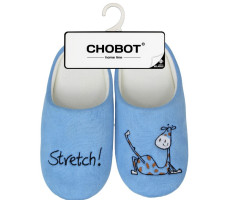 Туфли текстильные домашние для мальчиков Chobot Home Line голубой р-р. 37 арт. 03Т-411