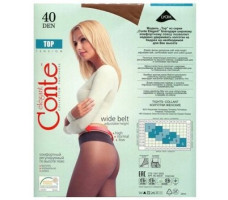 Колготки женские CONTE ELEGANT TOP 40, р.4, grafit