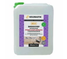 Антисептик GOLDBASTIK BB 22 Биокиллер против жуков. лечен. и защ. древес. 5л