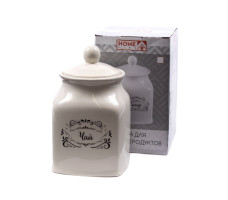Банка для сып. продуктов керам. Чай 17см 0.95л арт. НС1810065-6.8ч