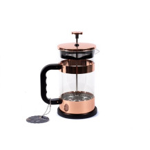 Кофейник с прессом стекло/металл 1л арт. XJ-07B176B-1000ML/B-508D