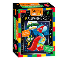 Картинки из песка, блесток, пайеток - №1 String ARTSuperhero Супергерой