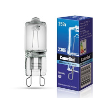 Лампа галогенная Camelion G9 25W 220V 2000ч арт.5845