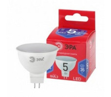 Лампа ECO LED MR16-5W-865-GU5.3 R  ЭРА (диод, софит, 5Вт, хол, GU5.3)