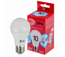Лампочка светодиодная ЭРА RED LINE LED A60-10W-840-E27 R Е27/E27 10 Вт груша нейтральный белый свет