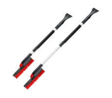 Щетка для снега 99-127см телескоп. со скребком STARTUL PROFI (ST9080-06) (щетка-сметка снеговая)