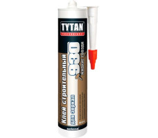 Клей строительный, для зеркал Tytan Professional 930 бежевый 0,38л арт.02-0248735