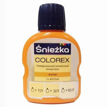 Пигментный концентрат универсальный Sniezka Colorex 13 желтый100 мл