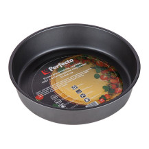 Форма для выпечки, круглая, 23.8х4 см, антипригарное покрытие, CHEF, PERFECTO LINEA Форма для выпечки, круглая, 23.8х4 см, антипригарное покрытие, CHEF, PERFECTO LINEA