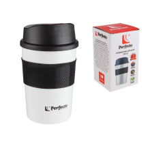 Термокружка для кофе, 380 мл., нержавеющая сталь, white PERFECTO LINEA арт. 27-261261 Термокружка для кофе, 380 мл., нержавеющая сталь, white PERFECTO LINEA арт. 27-261261