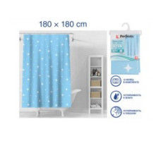 Шторка для ванной Secret звездн. небо PERFECTO LINEA 180х180 см арт. 36-118102