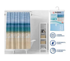 Шторка для ванной Secret пляж PERFECTO LINEA 180х180 см арт. 36-118106
