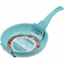 Сковорода алюминиевая с антипригарным покрытием Perfecto Linea Cook Fun, голубая 22х5,3 см. арт. 55-220220 Сковорода алюминиевая с антипригарным покрытием Perfecto Linea Cook Fun, голубая 22х5,3 см. арт. 55-220220