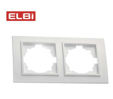 Рамка 2-я белоснежный EL-BI, Zena 500-015600-226