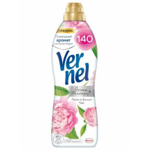 Кондиционер для белья Vernel "Ароматерапия+пион и белый чай" концентрированный, 0.87 л. Кондиционер для белья Vernel "Ароматерапия+пион и белый чай" концентрированный, 0.87 л.