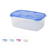 Контейнер пласт. прямоуг. 0.9 л, с крышкой, Frigo Plus, DRINA (цвета в ассортименте)
