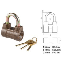 Замок навесной 55мм STARTUL MASTER (ST9091-55) Замок навесной 55мм STARTUL MASTER (ST9091-55)