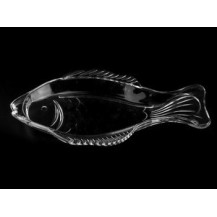 Блюдо стеклянное, овальное, 290х160 мм, Рыба (Fish), NORITAZEH Блюдо стеклянное, овальное, 290х160 мм, Рыба (Fish), NORITAZEH