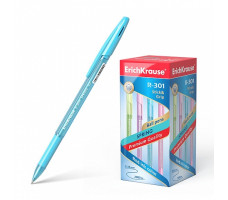 Ручка шариковая, ErichKrause R-301 Spring Stick&Grip 0,7 синий 50шт арт,39532