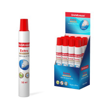 Клей ПВА ErichKrause® Extra, 50мл в дисплее по 12 шт Клей ПВА ErichKrause® Extra, 50мл в дисплее по 12 шт