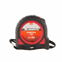 Рулетка Strong, 5 м х 19 мм, обрезиненный корпус Matrix Рулетка Strong, 5 м х 19 мм, обрезиненный корпус Matrix