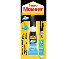 Клей "Супер Момент гель", 3 гр.