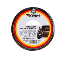 Изолента автом. флис KRANZ 0,3х25мм 15м арт. KR-09-2906-1
