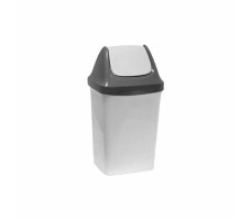 Контейнер для мусора СВИНГ 25л (мраморный) IDEA