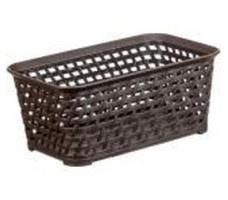 Ящик РОТАНГ   240х150х100мм 2,2л (коричневый ротанг)