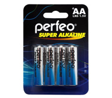 Батарейка PERFEO LR6/4BL Super Alkaline 120