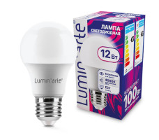 Лампа светодиодная LUMINARTE арт. LSTD-A60-12W4KE27