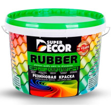 Резиновая краска №02 Черепица красная 3 кг SUPER DECOR